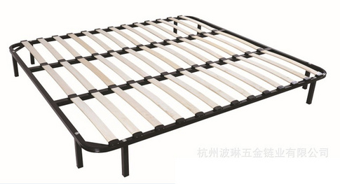 Plate type row frame/bed frame