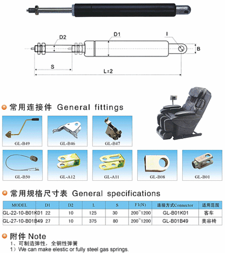 座椅靠背角度调节器