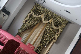 A1-CL-4 French luxury princess style-household curtains