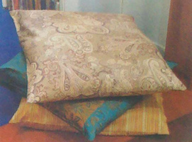 Chinese style back cushion