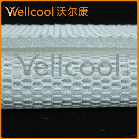 Warp knitted polyester 3d mesh cloth