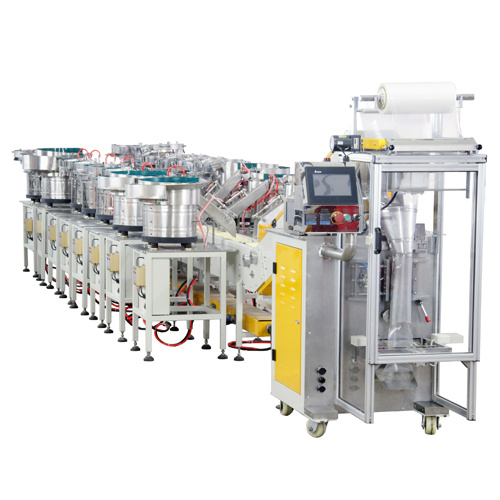 Cabinet accessories automatic counting and packaging machine