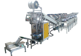 Sanitary fittings bag sorter with scale repeat inspection scale