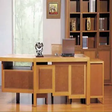Desk and armchair