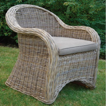 Toronto Arm Chair Grey rattan户外藤编椅