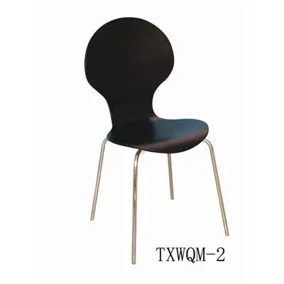TXWQM-2B(BLACK) Modern Minimalist Dining Chair
