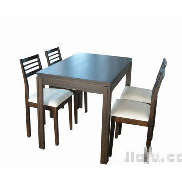 Pure solid wood dining table/dining chair