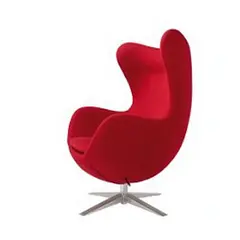 Modern Red Highback Lounge Chair