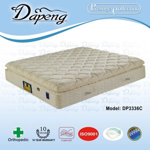 005Luxury Comfort Pillow Top Pocket Spring Mattress