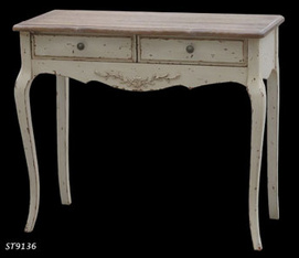 Classical White Solid Wood Table