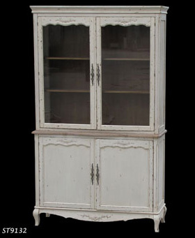 Classical Simple White Sliding 4-door Sideboard