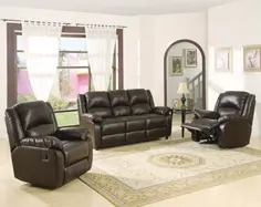American Style Leather Sofa Set
