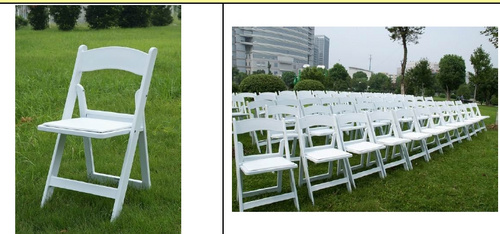 Outdoor Foldable White Leisure Chair 03