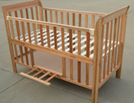 Solid wood crib