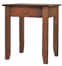 Solid wood small square table