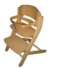 实木榉木婴儿椅