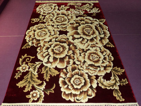 机织花卉地毯