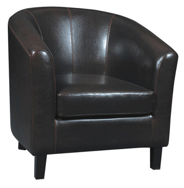 Black Leather Armchair