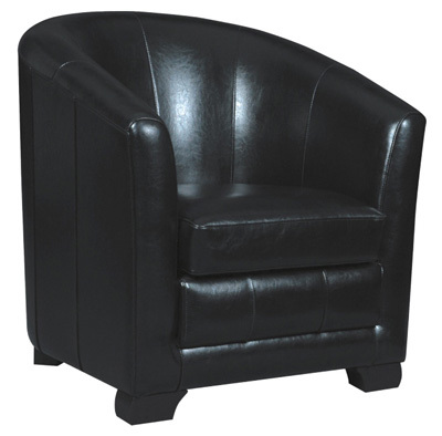 Black Leather Armchair