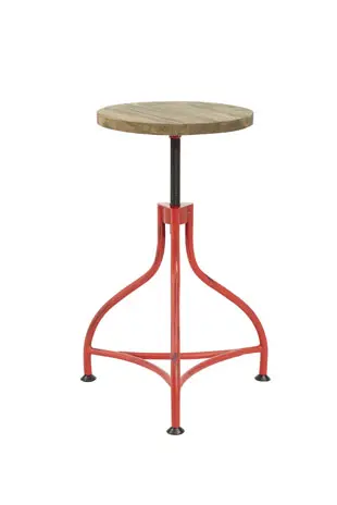 Metal bar stool
