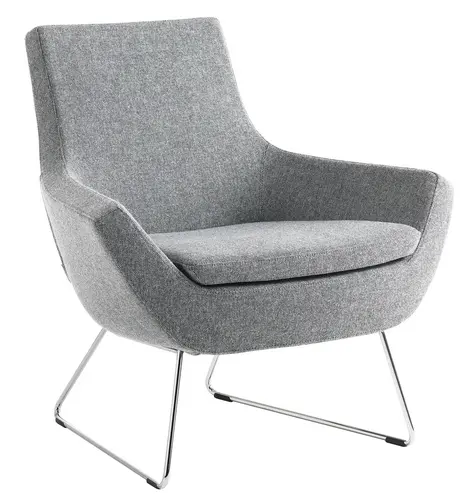 Modern Minimalist Grey Dining Chair