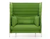 Modern Simple Green Public Area Two-seater Sofa