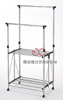 FOLDABLE CLOTHES HANGER TROLLEY架子