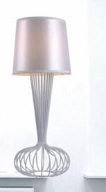 KM071T(white)  台灯 布料 布罩灯创意灯 时髦灯 Fabric  Cotton Table lamp