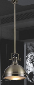 KM031(antique brass) 吊灯 钢制铁质 铝丝灯 水晶 玻璃灯pendant crystal aluminum glass lamp