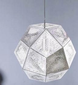 KM040P-1(silver) 吊灯 钢制铁质 铝丝灯 水晶 玻璃灯pendant crystal aluminum glass lamp