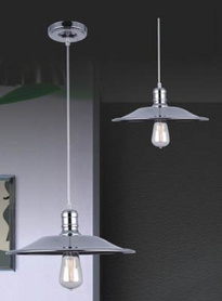 KM045P-1M&-1S(chrome)吊灯 钢制铁质 铝丝灯  玻璃灯pendant aluminum glass lamp