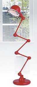 KM037T-5S(orange color pantone No.172C) 台灯 钢制铁质 铝丝灯 玻璃灯table  aluminum  lamp