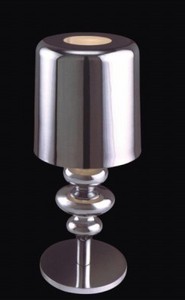 KM041T(chrome) 台灯 钢制铁质 铝丝灯 玻璃灯table  aluminum  lamp