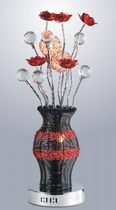 KB81 台灯 钢制铁质 铝丝灯 玻璃灯table  aluminum  lamp
