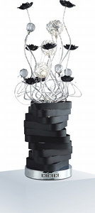 KB83 台灯 钢制铁质 铝丝灯 玻璃灯table  aluminum  lamp