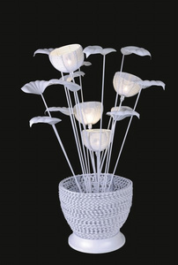 KB86 台灯 钢制铁质 铝丝灯 玻璃灯table  aluminum  lamp