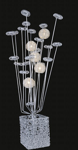 KB87 台灯 钢制铁质 铝丝灯 玻璃灯table  aluminum  lamp