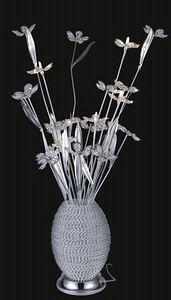 KB96 台灯 钢制铁质 铝丝灯 玻璃灯table  aluminum  lamp