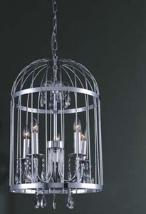 KR018P-5(chrome)&KR018P-12(antique black)&KR018P-18(gold+black)吊灯 水晶灯 钢制灯 pendant crystal glass lamp