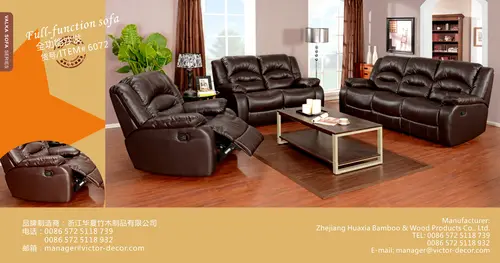 Modern Commerical Leather Functional Sofa