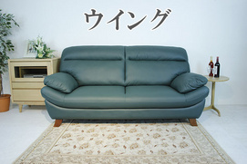 Modern Minimalist Leather Two-seater Sofa