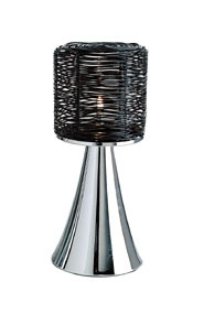 TB012-black aluminum lamp  铝丝灯