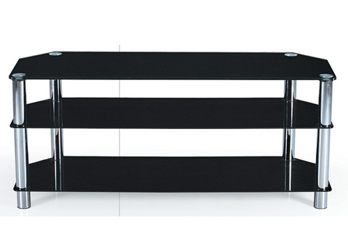 black glass tv showcase TS114
