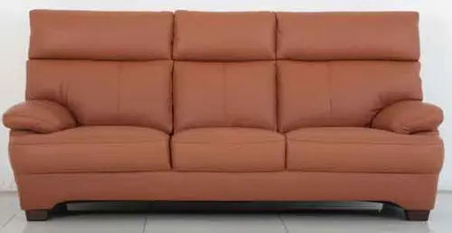 SD-284C Ordinary Orange Leather Functional Sofa