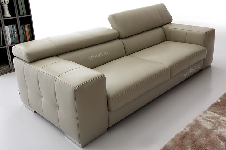 意大利现代简约设计真皮沙发GLS1029欧品老杨现代沙发