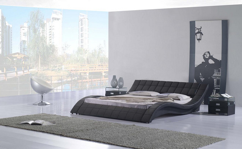 upholstered bed床