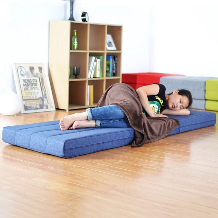 日式榻榻米折叠床垫地铺垫学生床垫可定制