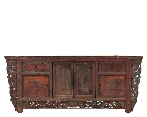 two-drawer and four-door cabinet