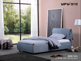 bed ,soft bed,single bed,fabric bed,床
