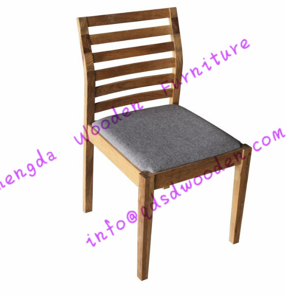 Birch Dining Chair with Fabric Seat